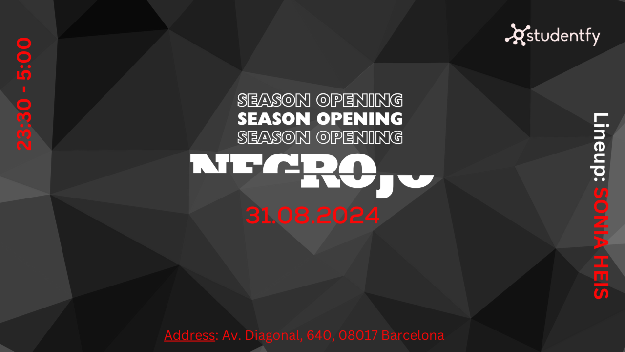 Negro y Rojo - Season Opening image