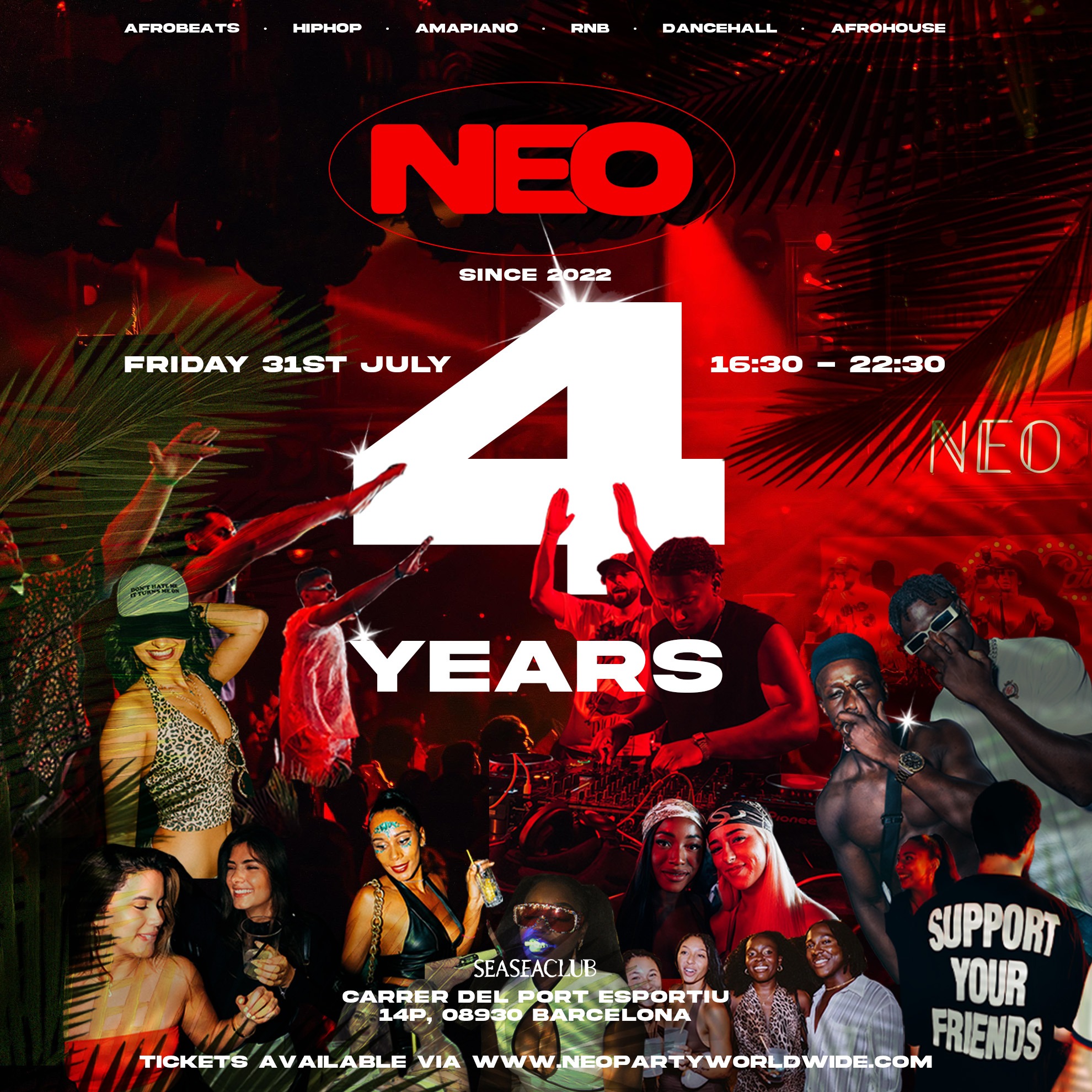 Neo Party (Open Air) 4 Year Anniversary - Barcelona July image