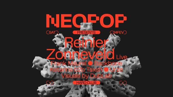 Cover for event: NEOPOP Presents Reinier Zonneveld Live
