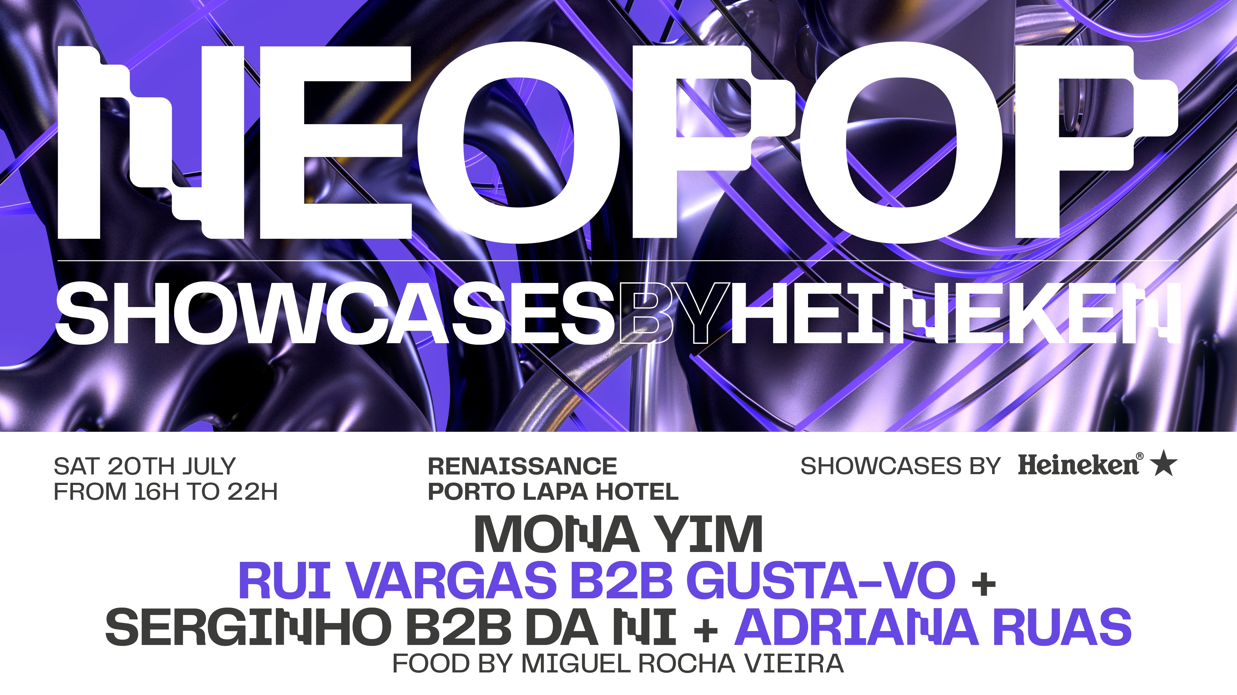 NEOPOP Showcases by Heineken w/ MONA YIM + Rui Vargas b2b Gusta-vo image