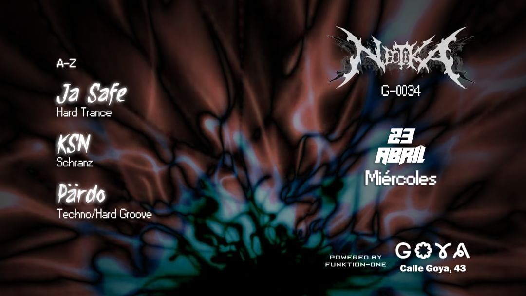 Neotika G-0034 event cover