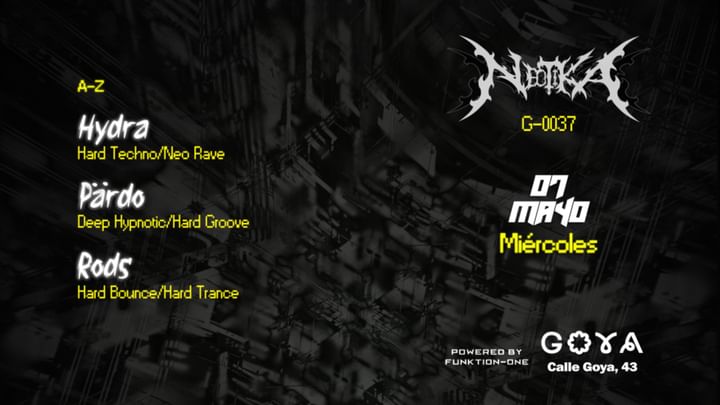 Cover for event: Neotika G-0037