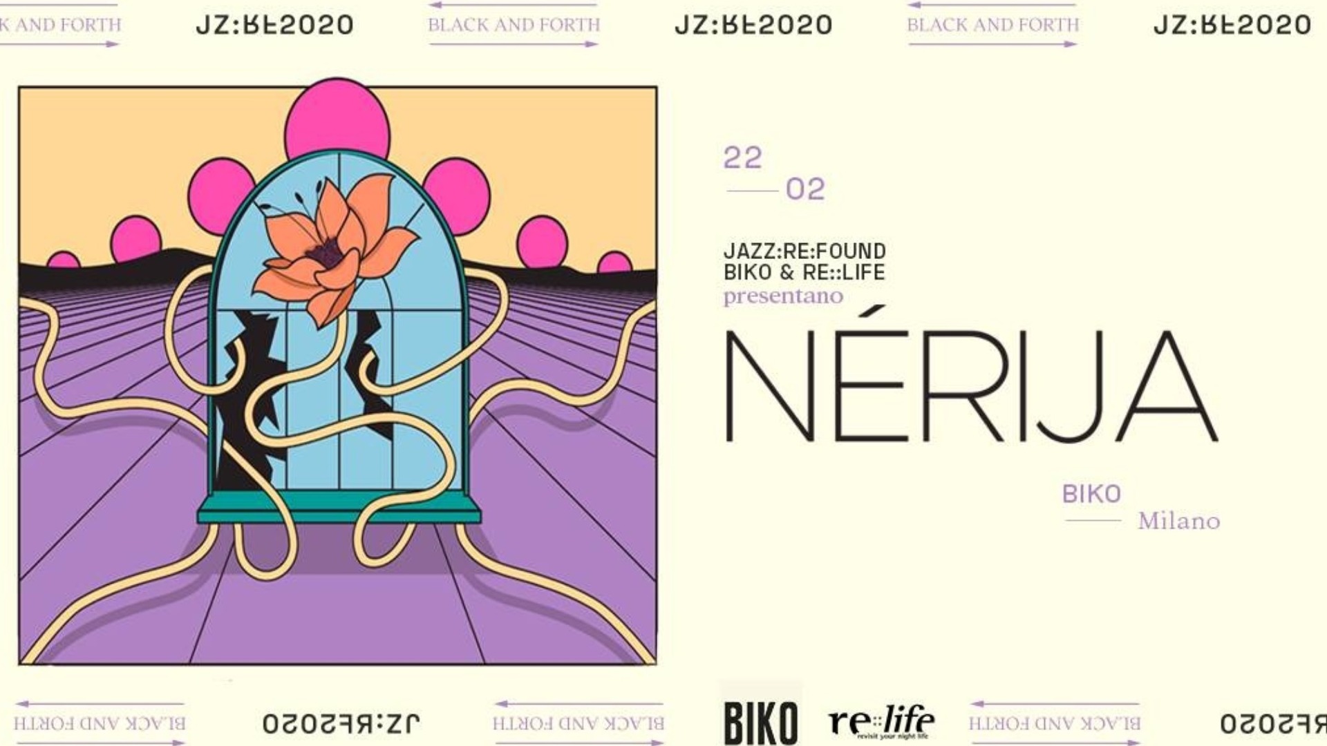 Nérija x Jazz:Re:Found w/ Biko & Re:Life • Milano • B&F image