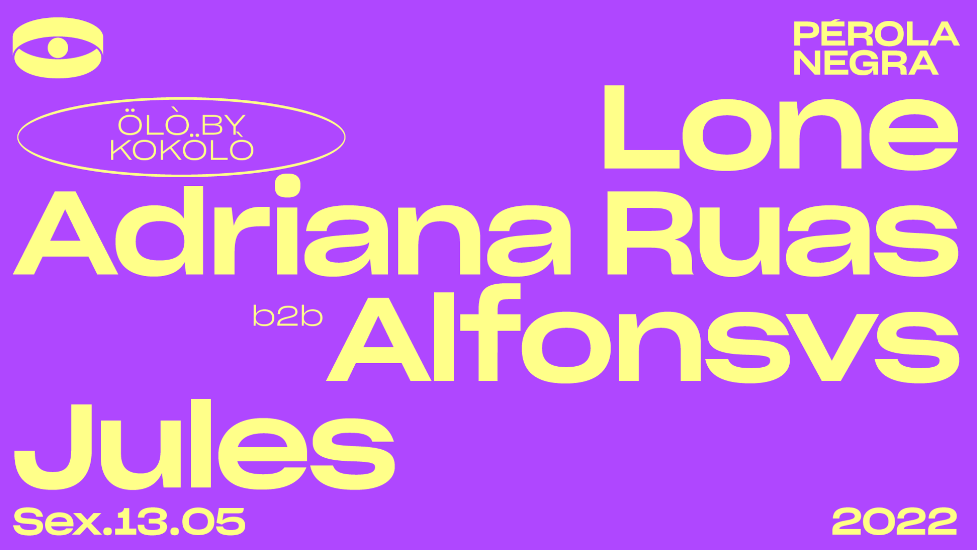 Ölò by Kokölò: Lone, Jules, Adriana Ruas b2b Alfonsvs image