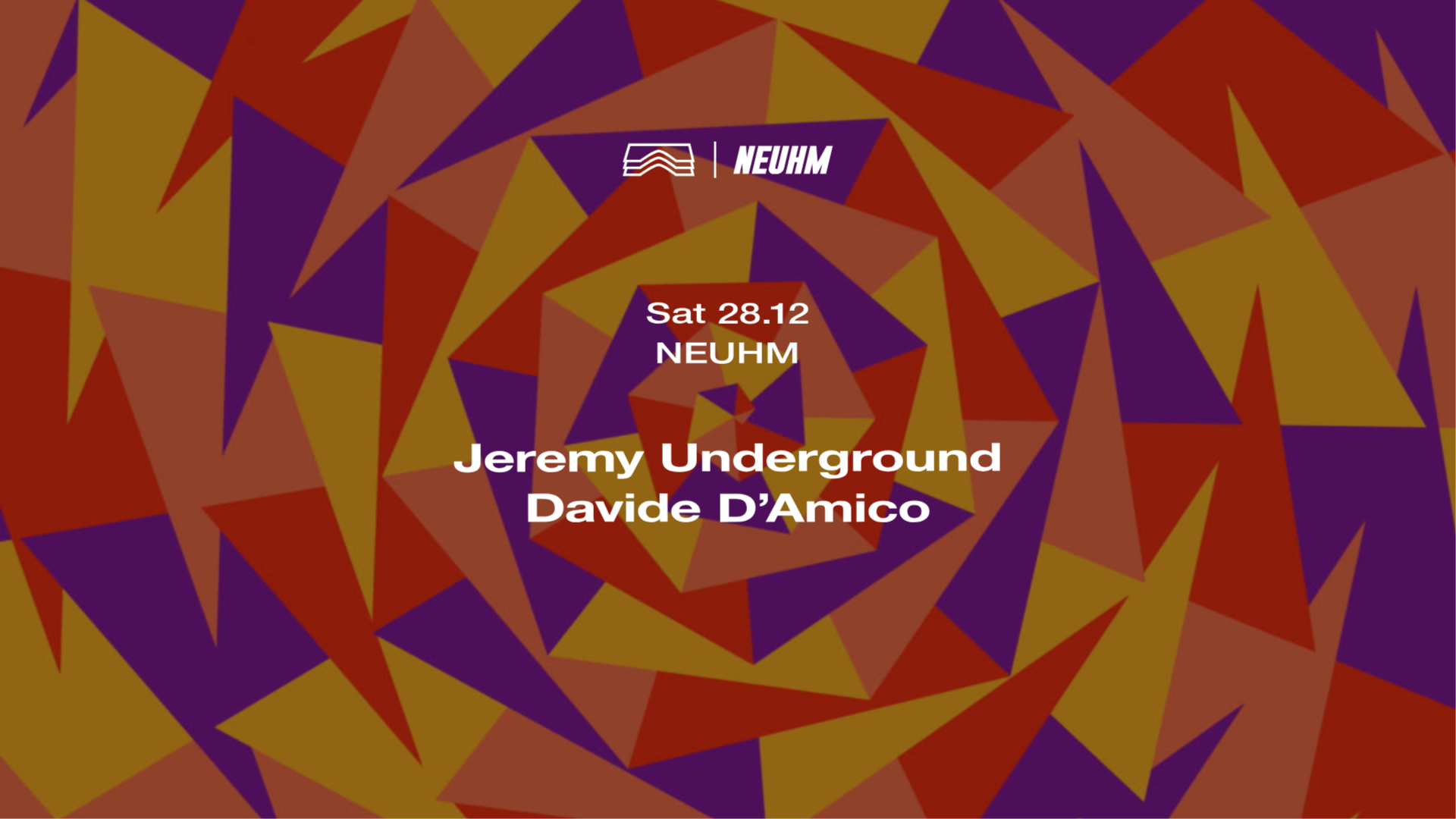 NEUHM • Jeremy Underground & Davide D'Amico  image