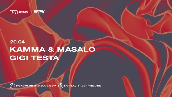 Cover for event:  NEUHM • Kamma & Masalo + Gigi Testa