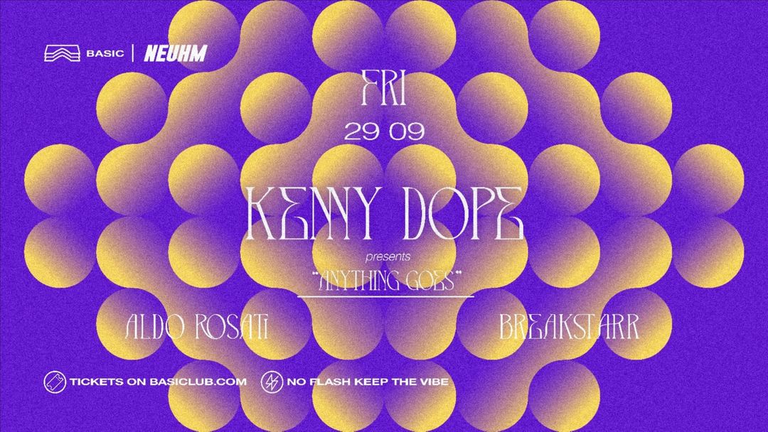 Capa do evento NEUHM • Kenny Dope presents "Anything Goes"