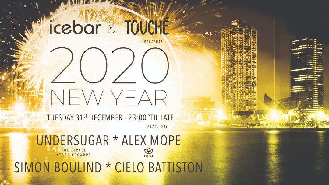 Cartell de l'esdeveniment NEW YEAR 2020 - icebar + Touché