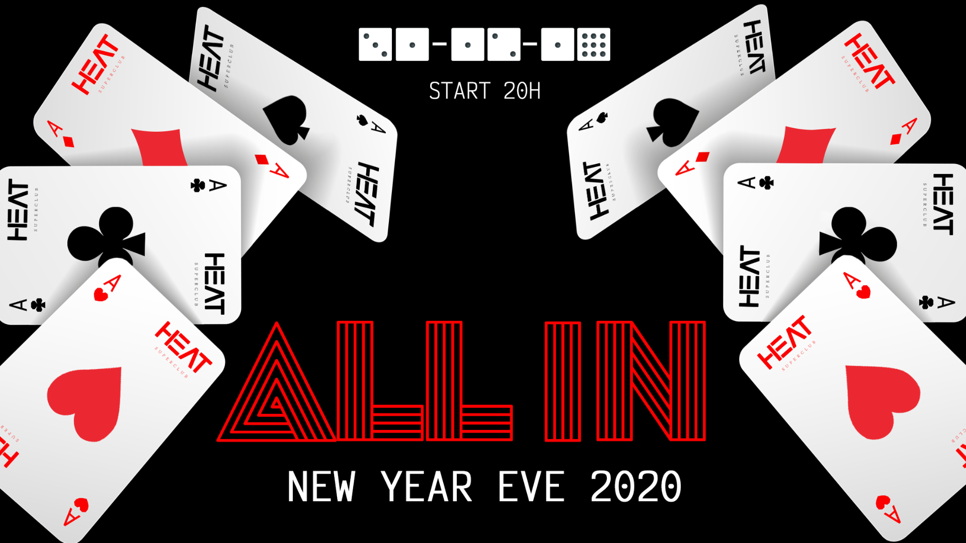 New Year Eve 2020 : ALL IN - Casino