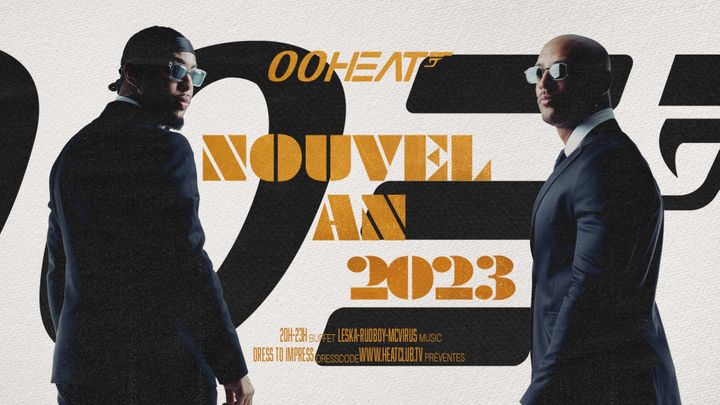 Cover for event: New Year Eve 2023 : 00HEAT