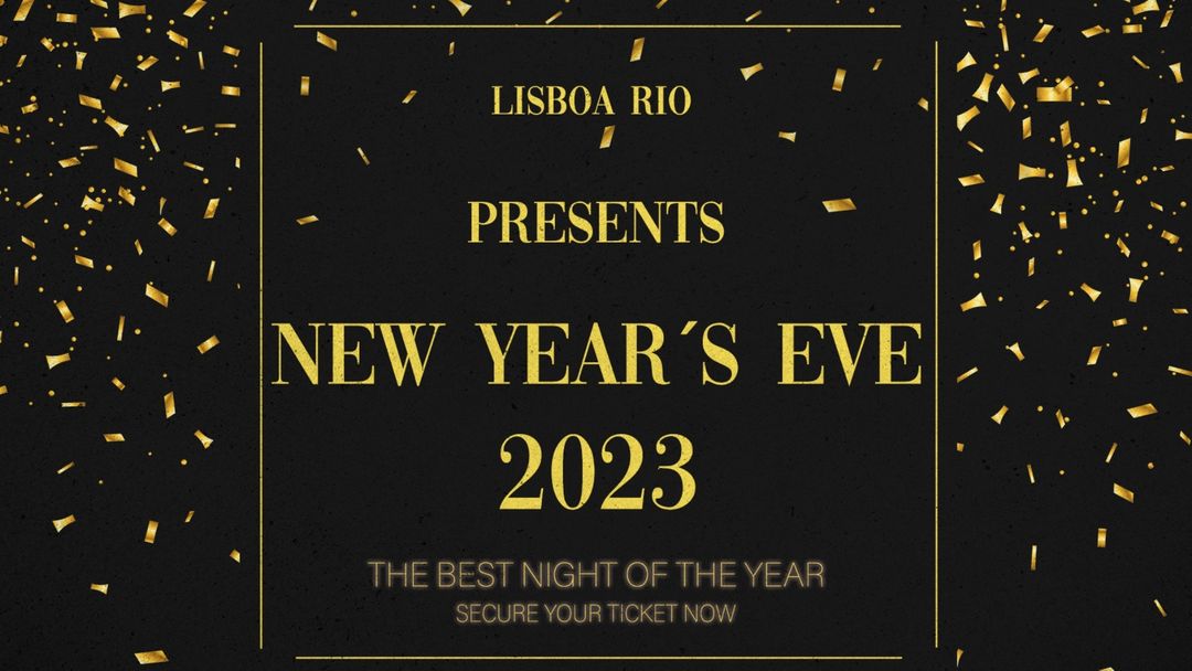 Cartell de l'esdeveniment New Year's Eve by Lisboa Rio