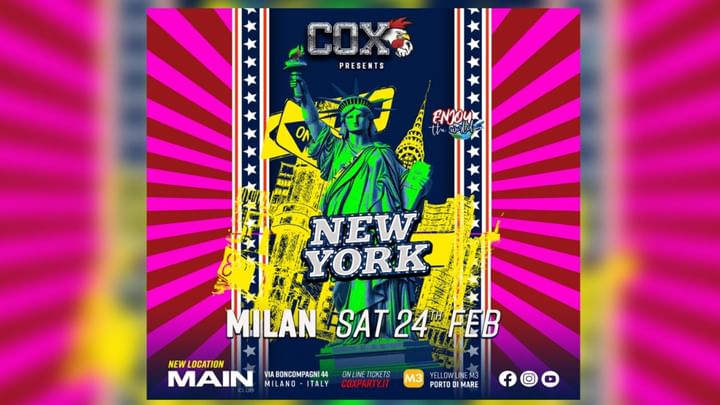 Cover for event: Cox Party Milan 