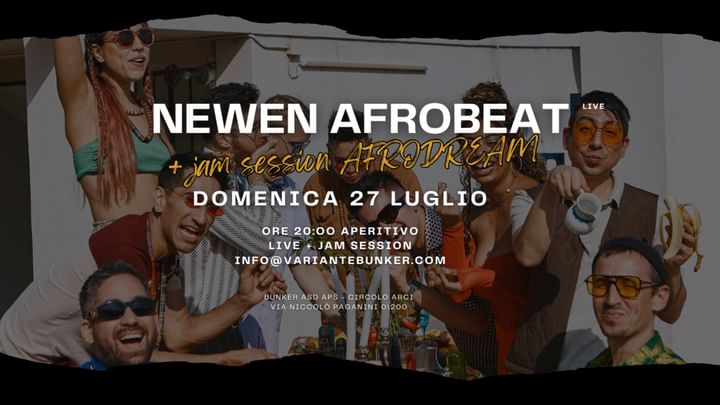 Cover for event: Newen Afrobeat live + Jam Session Afrodream