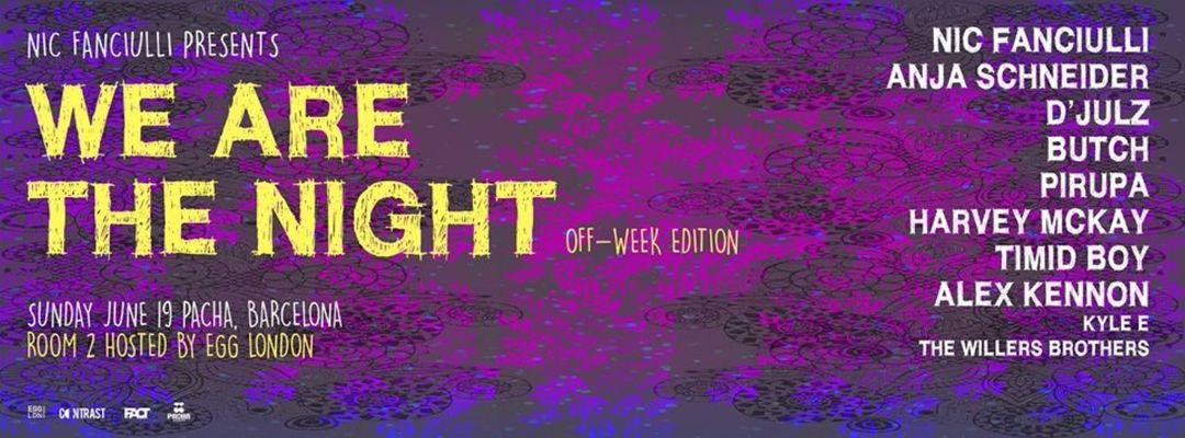 Capa do evento Nic Fanciulli - We Are The Night | Off Week 2016