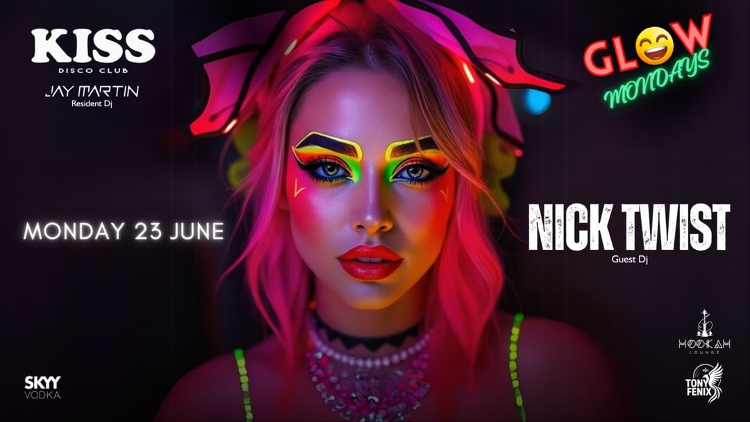 Cartell de l'esdeveniment NICKTWIST & JAY MARTIN// GLOW MONDAY