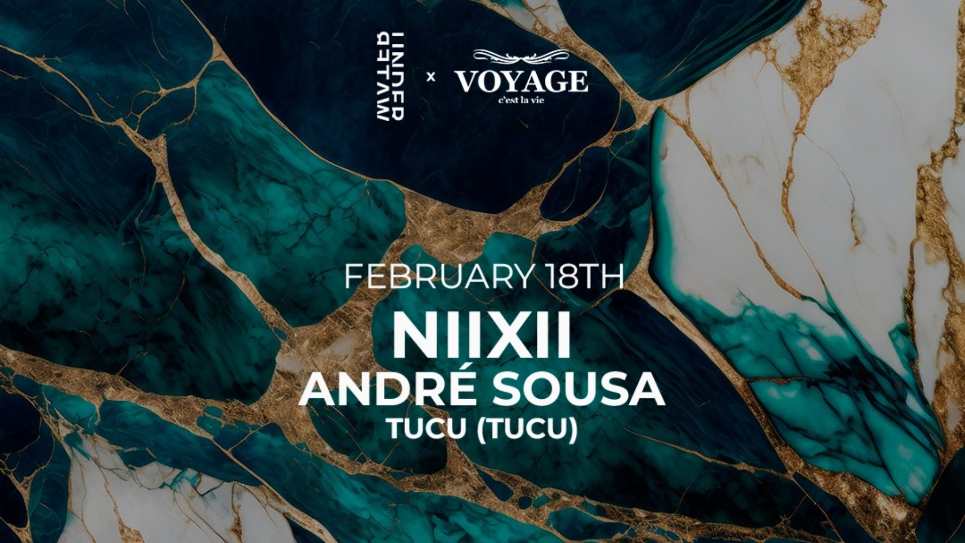 NIIXII + André Sousa + Tucu Tucu @Underwater, Agua Bendita image
