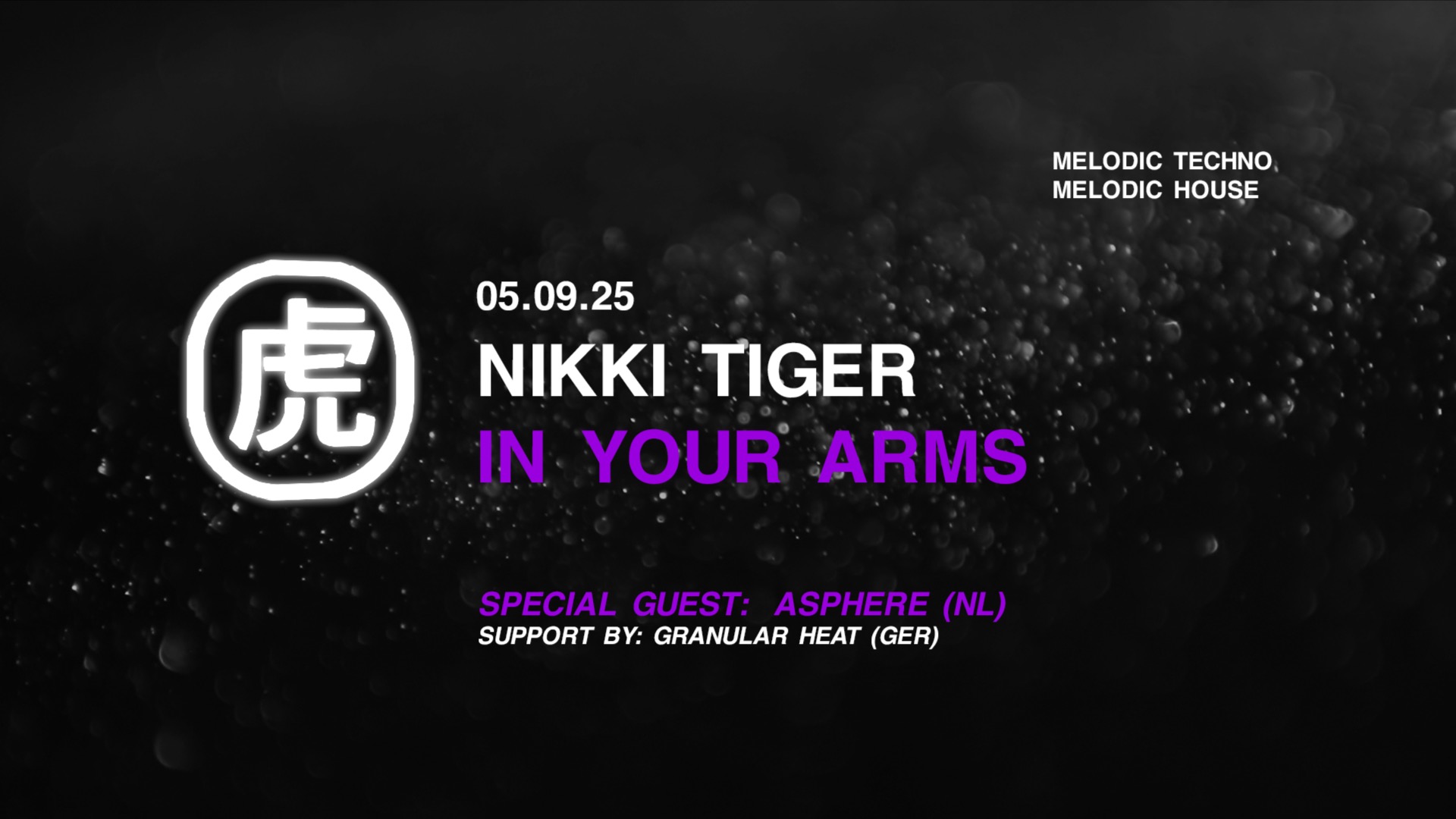Nikki Tiger Friday presents In Your Arms with Asphere (NLD)  image
