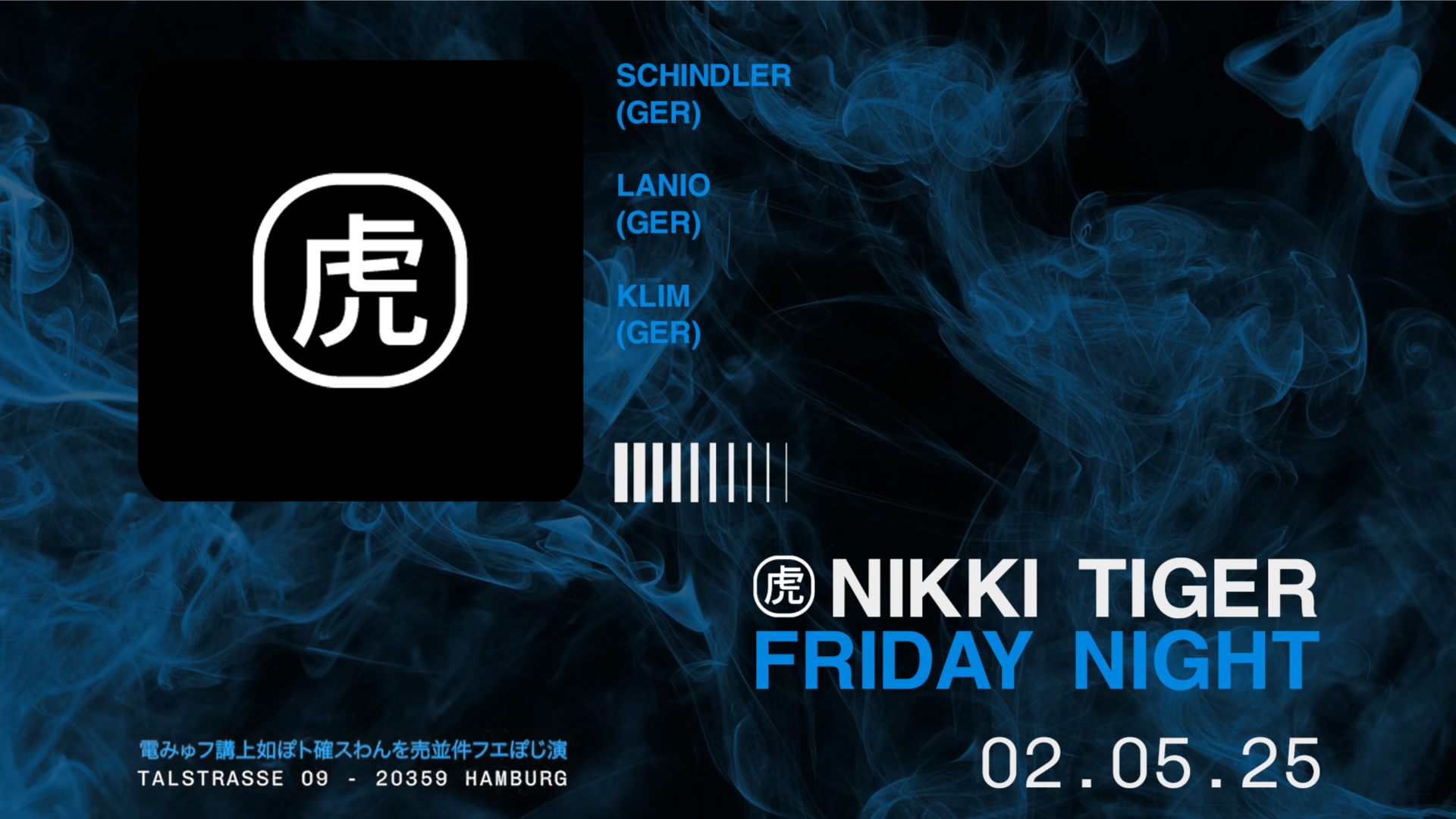 Nikki Tiger Friday presents Schindler, Lanio, Klim image