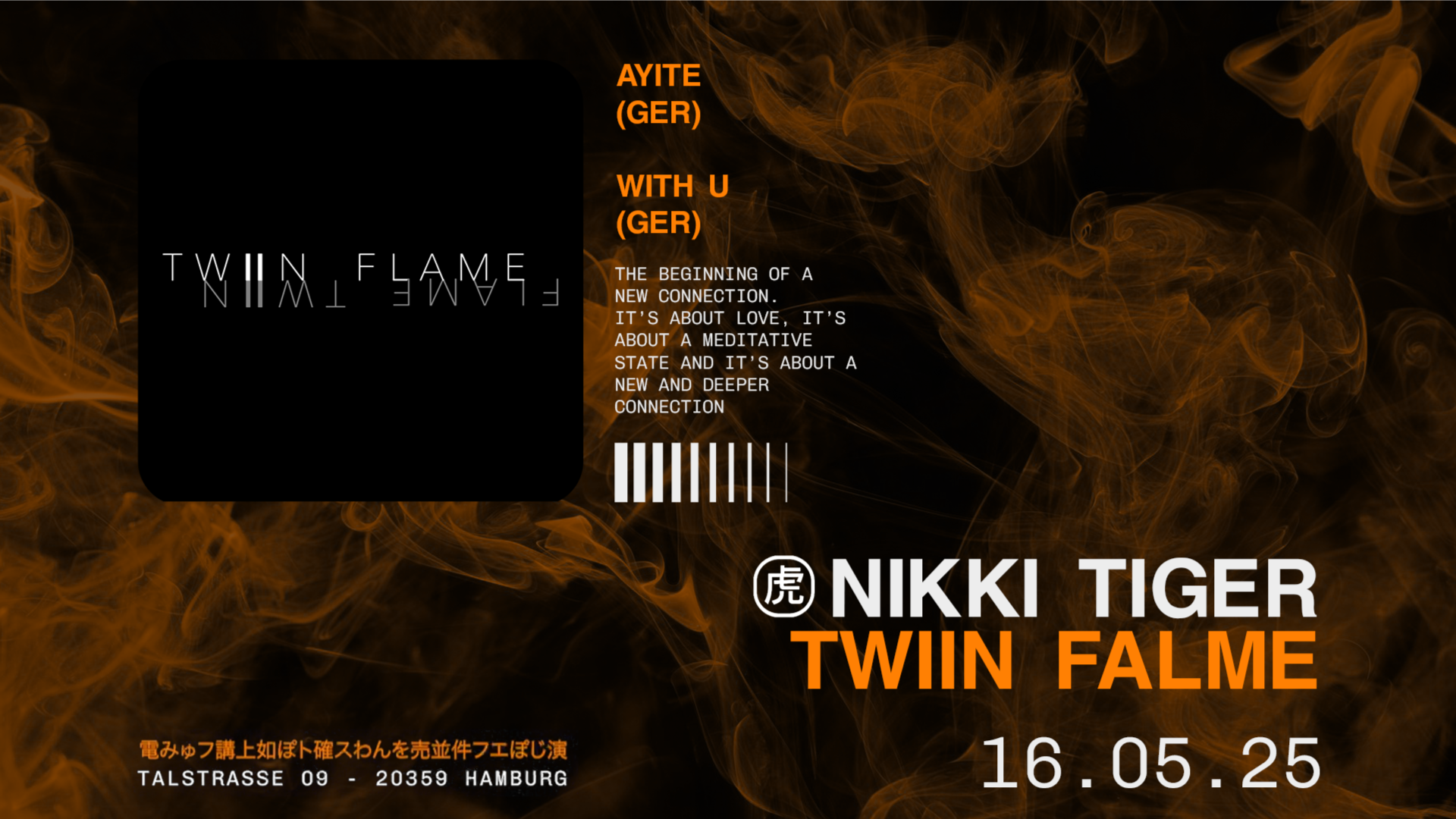 Nikki Tiger Friday presents TWIIN FLAME  image