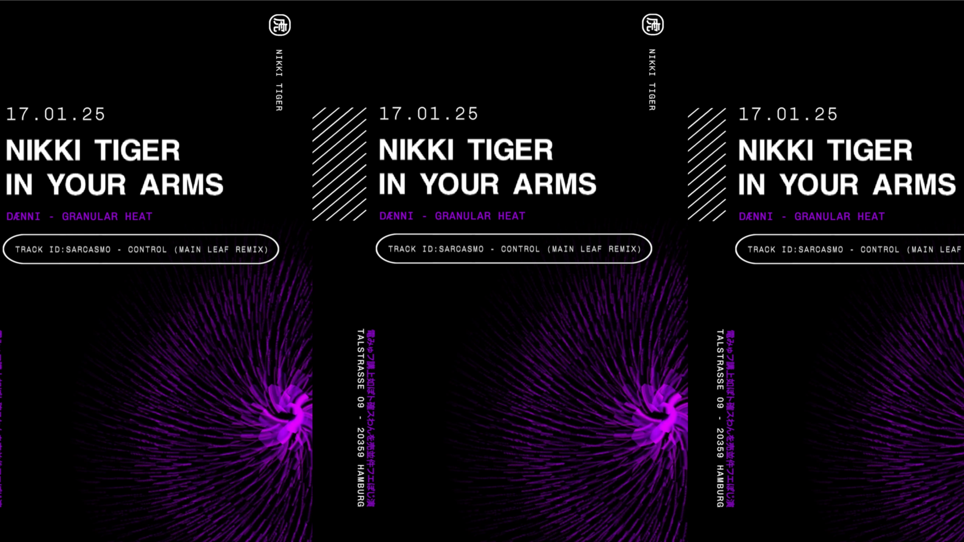 Nikki Tiger Fridays presents In Your Arms 