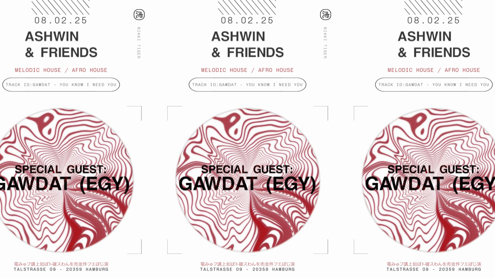 Nikki Tiger presents Ashwin & Friends // Guest: Gawdat (EGY) image