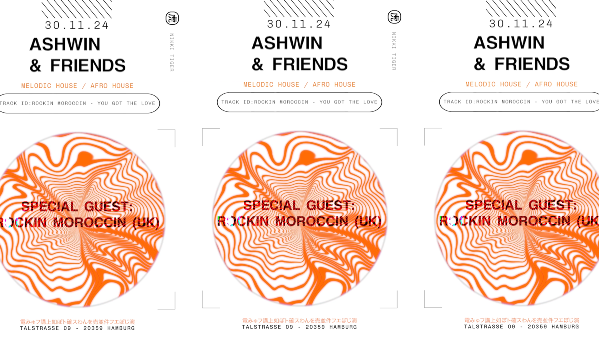 Nikki Tiger presents Ashwin & Friends // Guest: Rockin Moroccin (UK) image