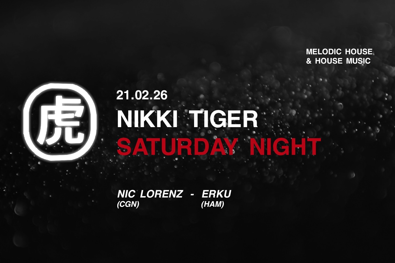 Nikki Tiger Saturday presents Erku & Nic Lorenz (CGN) image