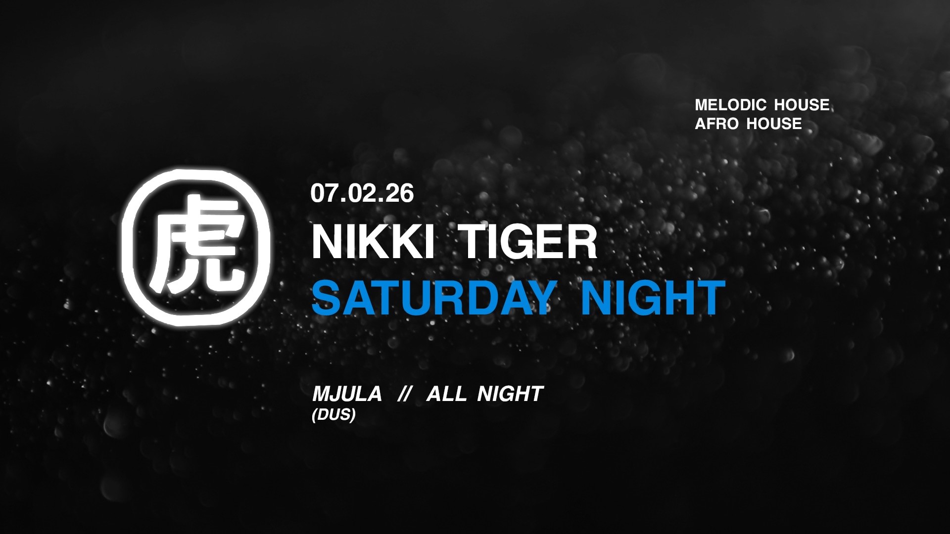 Nikki Tiger Saturday presents Mjula (DUS)