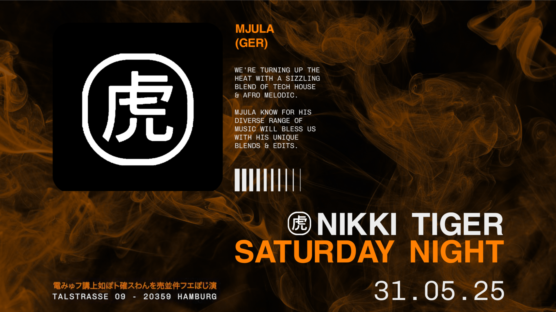 Nikki Tiger Saturday presents Mjula (DUS) image