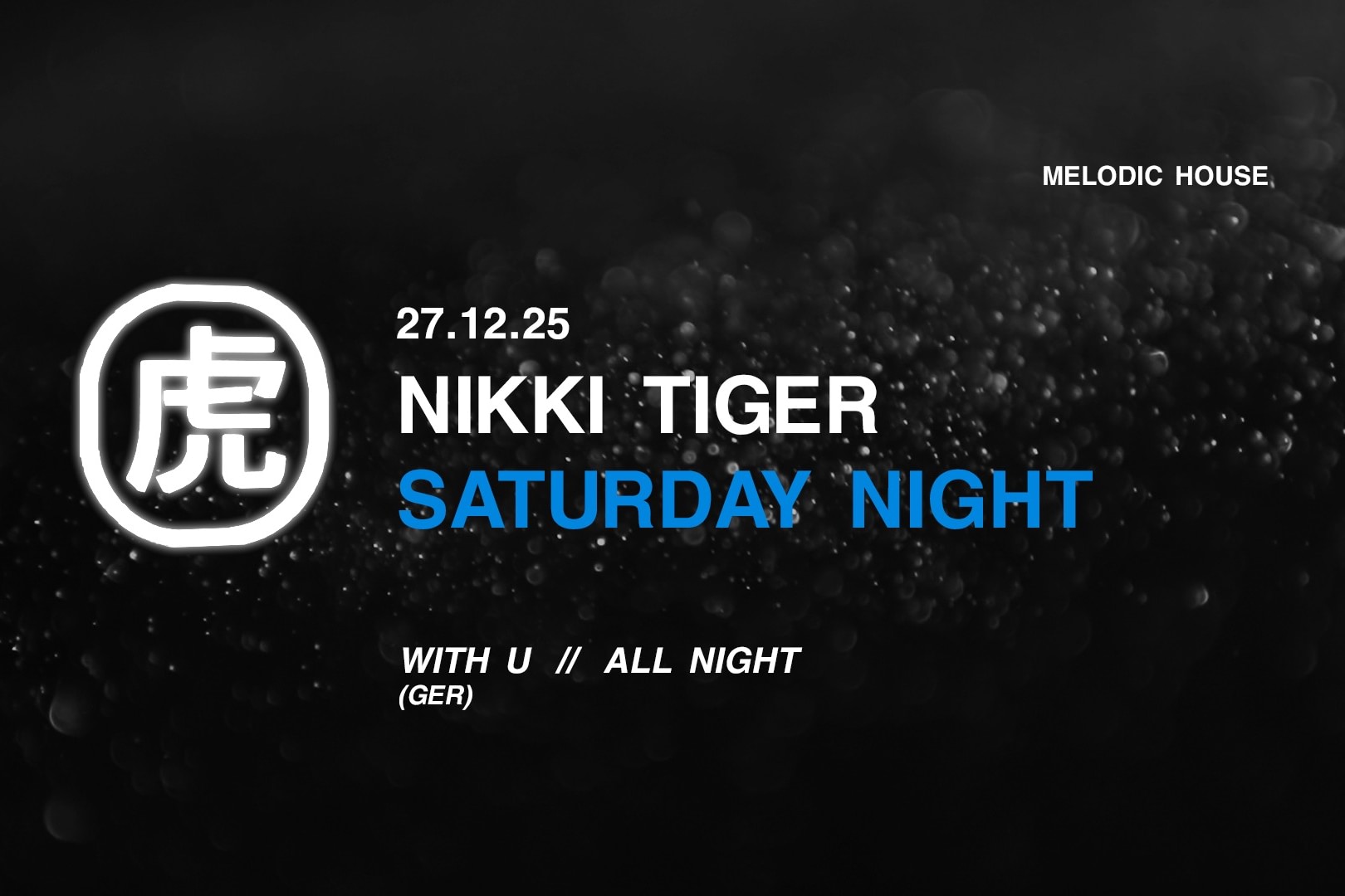 Nikki Tiger Saturday presents WithU image
