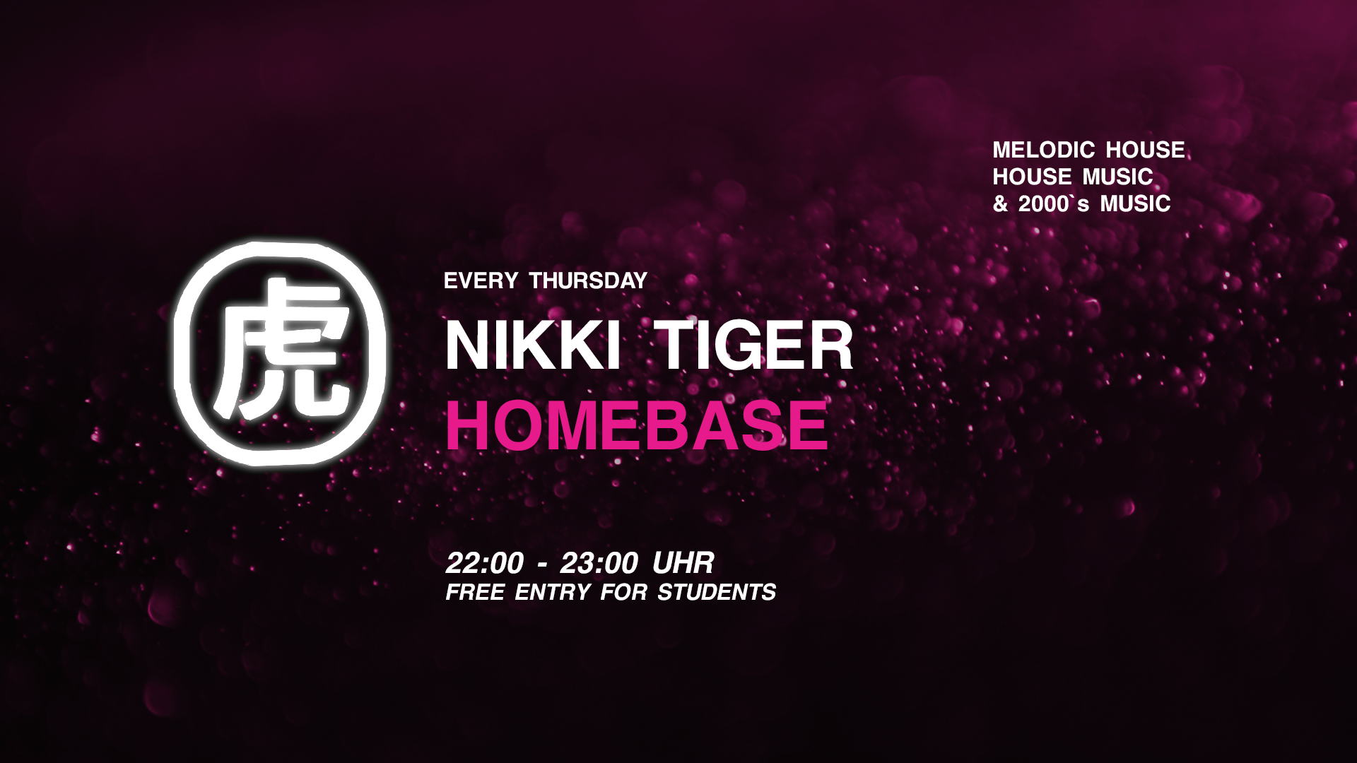 Nikki Tiger Thursday presents HOMEBASE × UNISCENE