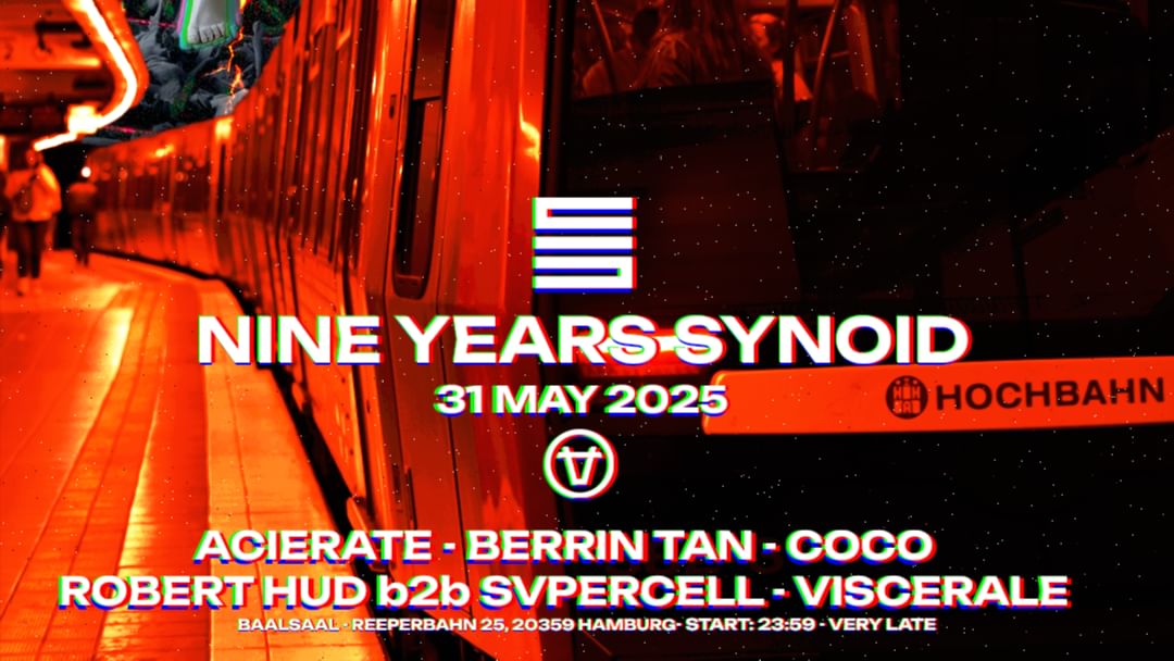 Cartell de l'esdeveniment NINE YEARS SYNOID