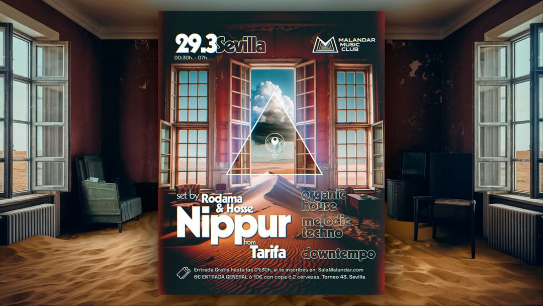 Cartell de l'esdeveniment Nippur From Tarifa