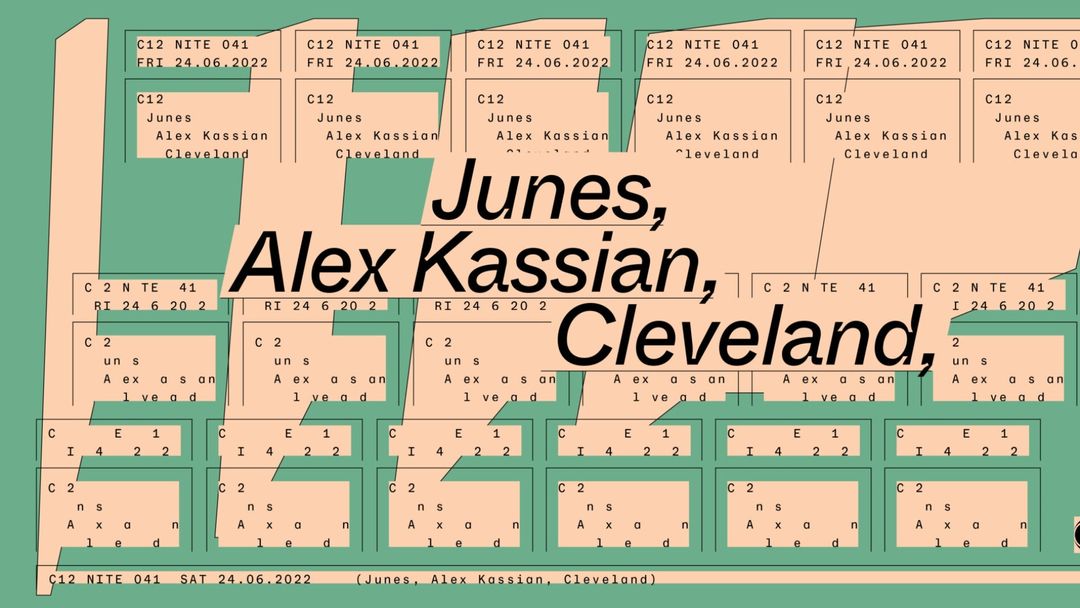 Cartel del evento NITE 041: Junes + Alex Kassian + Cleveland