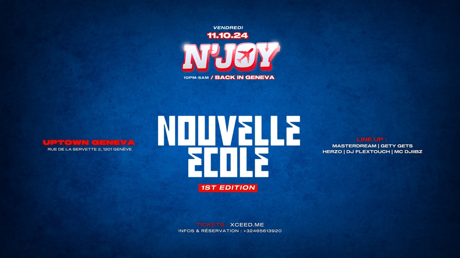 N’JOY X YORSSY SHOWCASE IN GENEVA x 11 OCTOBRE 2024 x UPTOWN