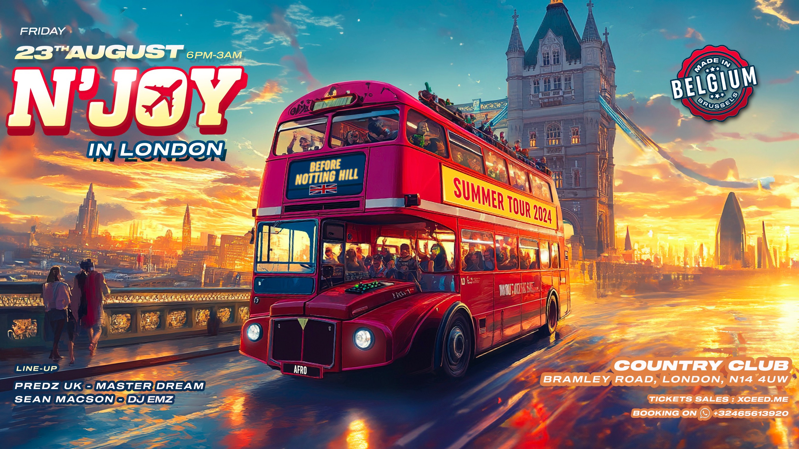 N’JOY IN LONDON X 23rd AUGUST X COUNTRY CLUB image