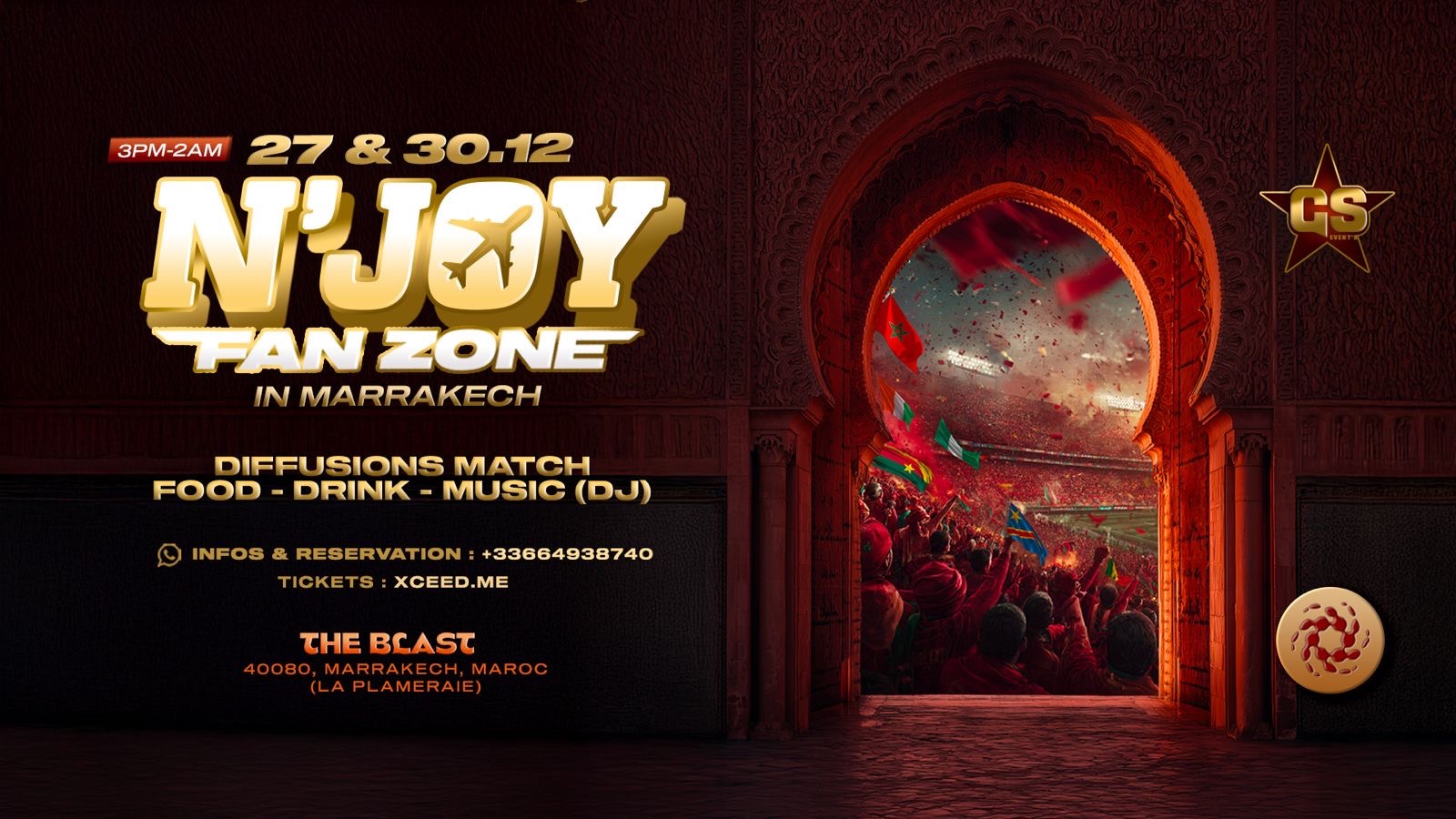 N’JOY X 30/12 X FAN ZONE MARRAKECH  image
