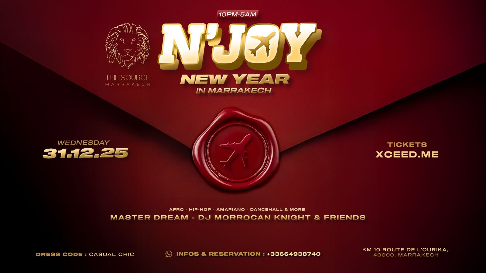 N’JOY X 31.12 NEW YEAR x The Source Marrakech image