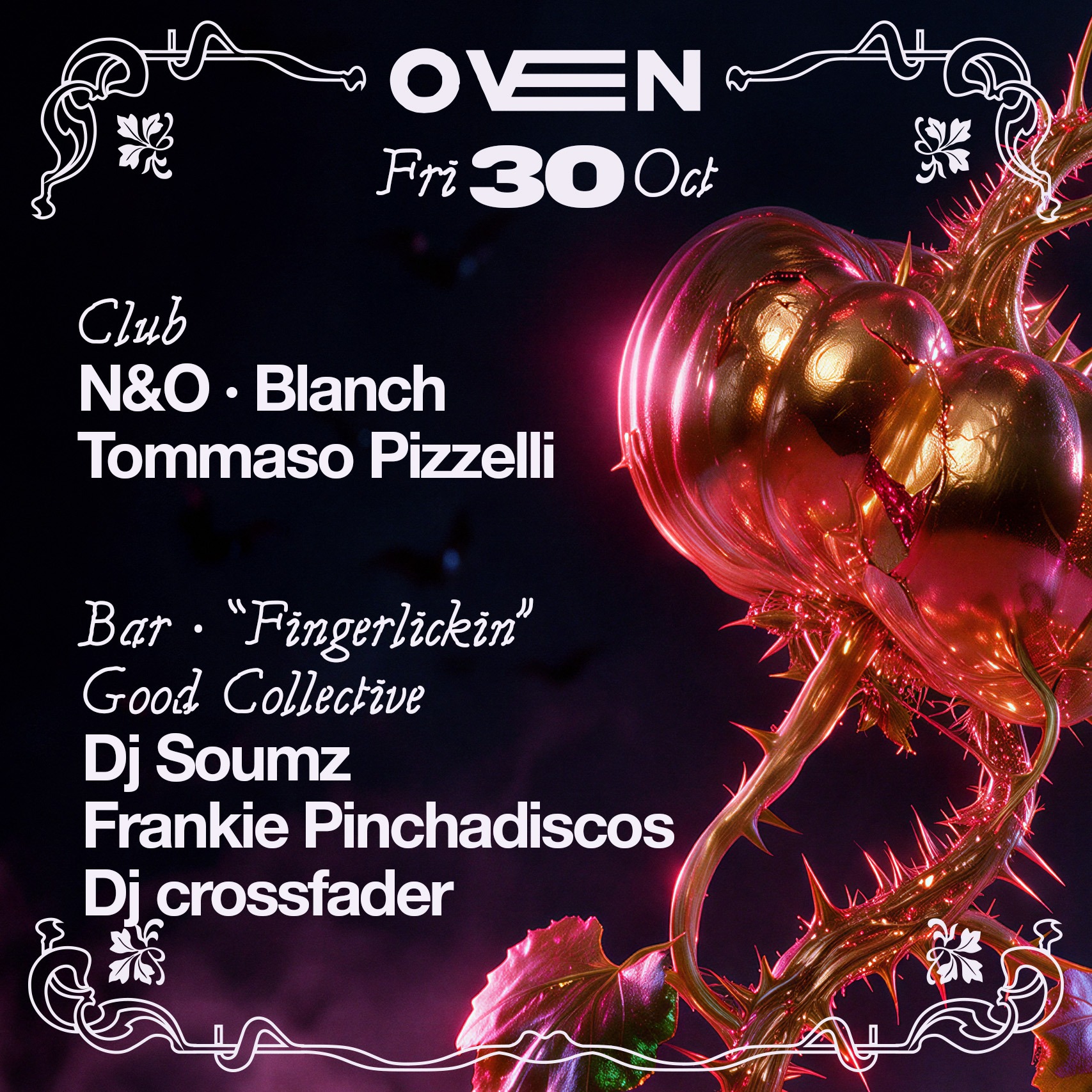 N&O + Blanch + Tommaso Pizzelli / Bar: Fingerlickin' Good Collective image