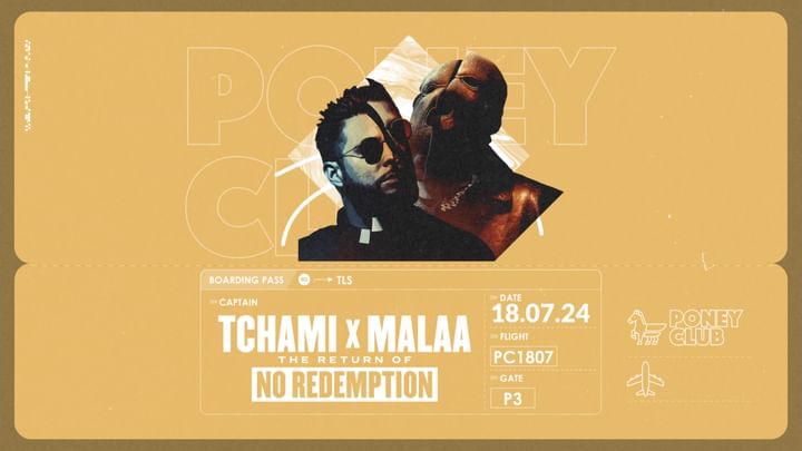 Cover for event: TCHAMI x MALAA : NO REDEMPTION