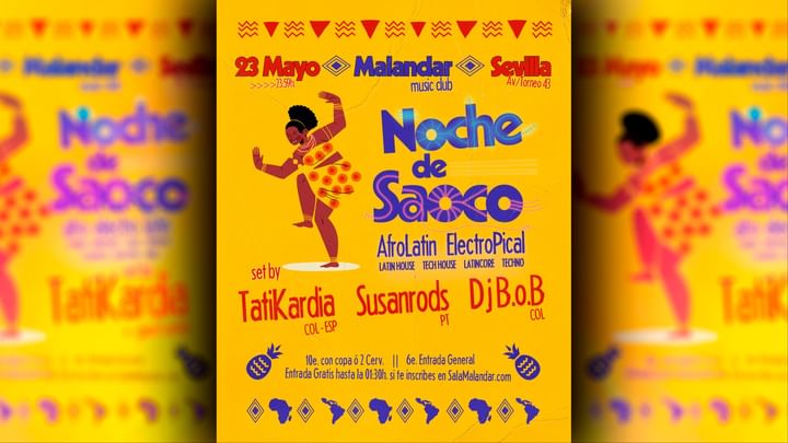 Cover for event: Noche de Saoco