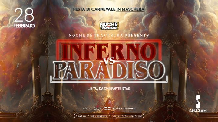 Cover for event: Noche de Travesura - INFERNO vs PARADISO