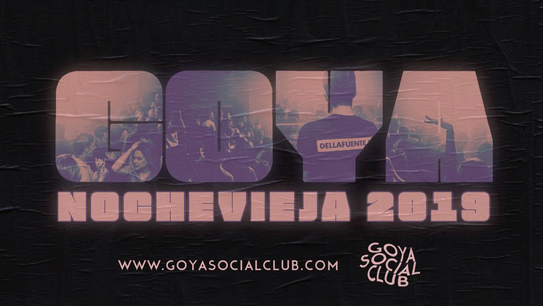 Capa do evento Nochevieja 2019-2020 · Goya Social Club