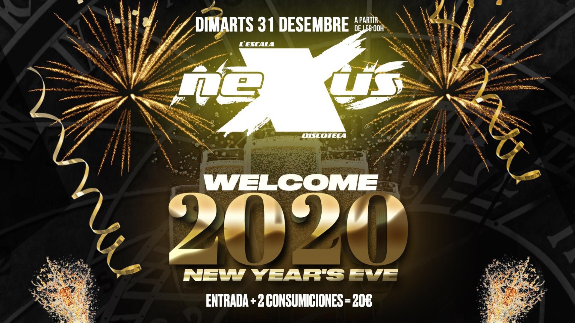 Nochevieja en NeXus L'Escala