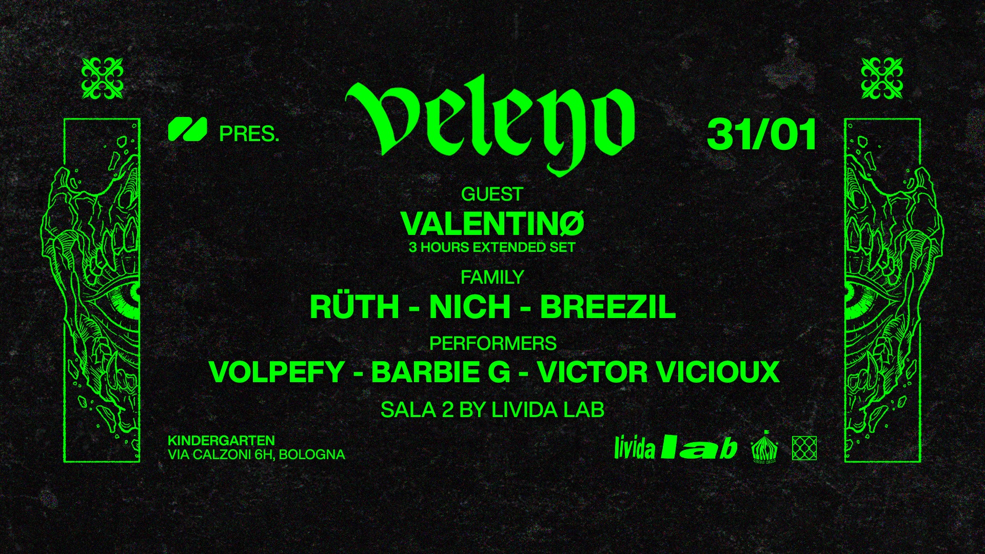 NOCTRL pres. Veleno w/ Valentinø image
