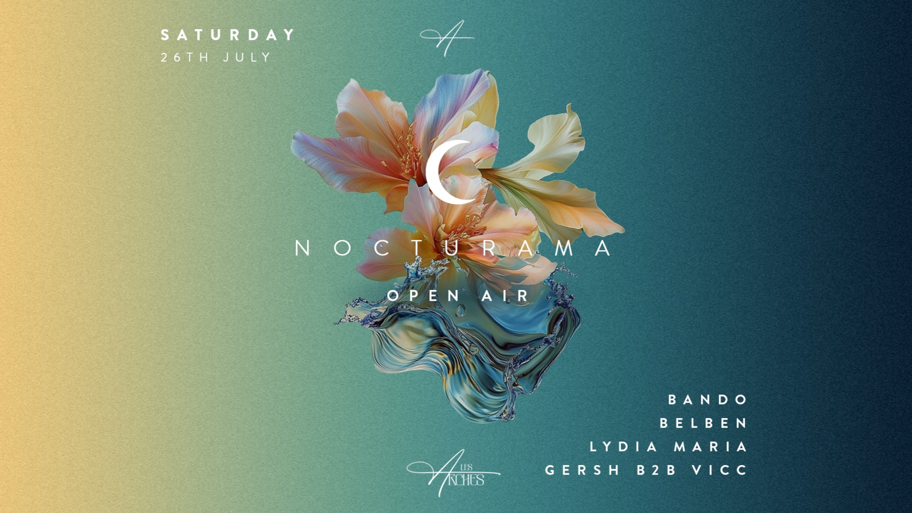 NOCTURAMA OPEN AIR #4 ☾ LES ARCHES • SAT.26.07 image