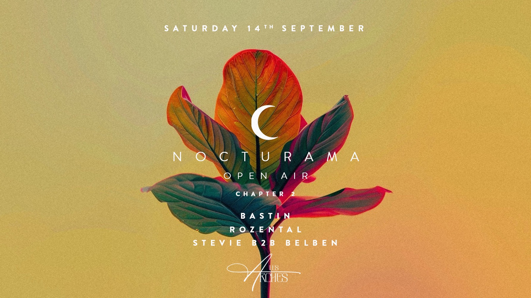NOCTURAMA - OPEN AIR CHAPTER II |LES ARCHES - SAT 14.09 image