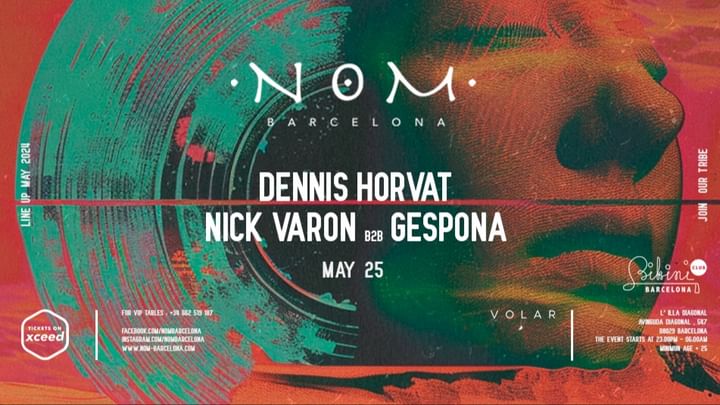 Cover for event: NOM pres: Denis Horvat, Nick Varon b2b Gespona