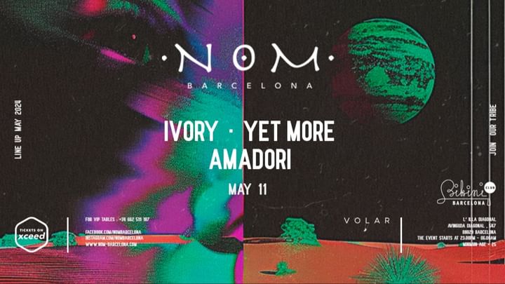 Cover for event: NOM pres: Ivory, Yet More, Amadori