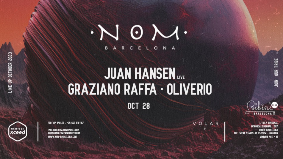 NOM pres: Juan Hansen (Live), Graziano Raffa, Oliverio image
